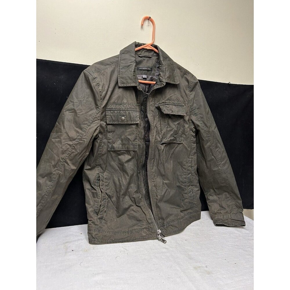 Men’s John Varvatos Brown Motorcycle Jacket medium Lined